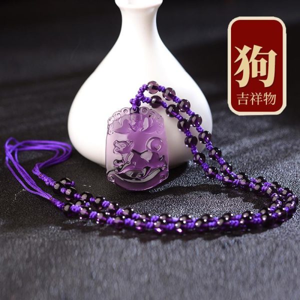 Amethyst Zodiac Pendant image 12, showing product details and features.*