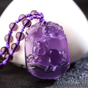 Amethyst Zodiac Pendant image 15, showing product details and features.*