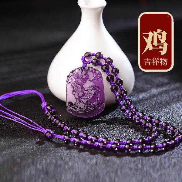 Amethyst Zodiac Pendant image 6, showing product details and features.*