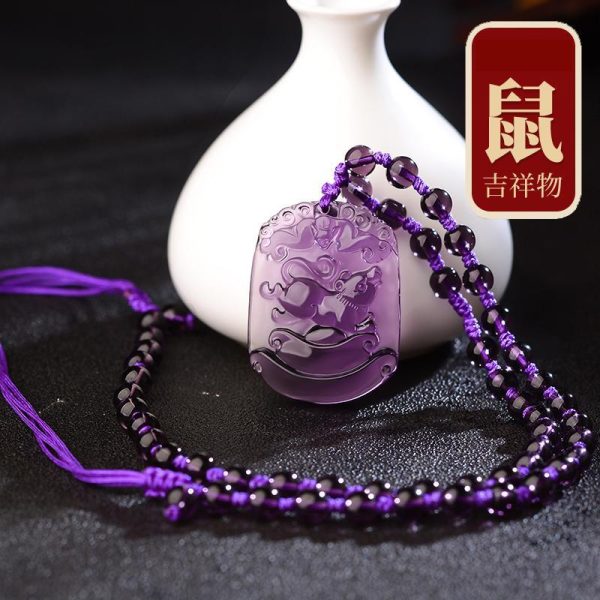 Amethyst Zodiac Pendant image 7, showing product details and features.*