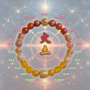 Elegant unisex bracelet worn for career success, emotional stability, and cosmic alignment