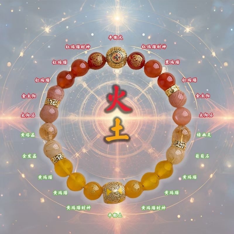 Elegant unisex bracelet worn for career success, emotional stability, and cosmic alignment