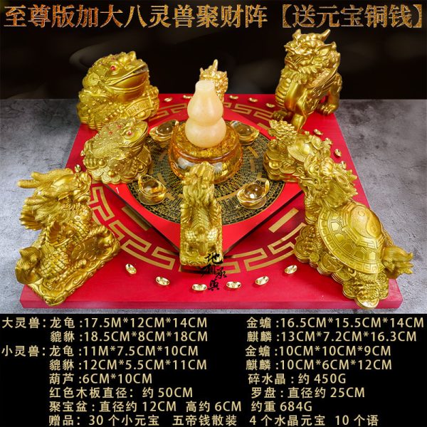 Five-Element Wealth Array with Sacred Beasts D... image 10, showing product details and features.*