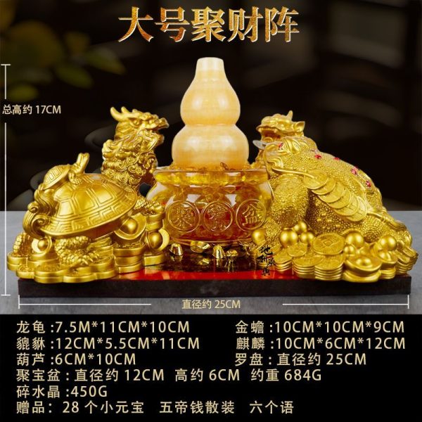 Five-Element Wealth Array with Sacred Beasts D... image 6, showing product details and features.*