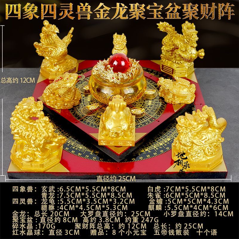 Five-Element Wealth Array with Sacred Beasts D... image 9, showing product details and features.*