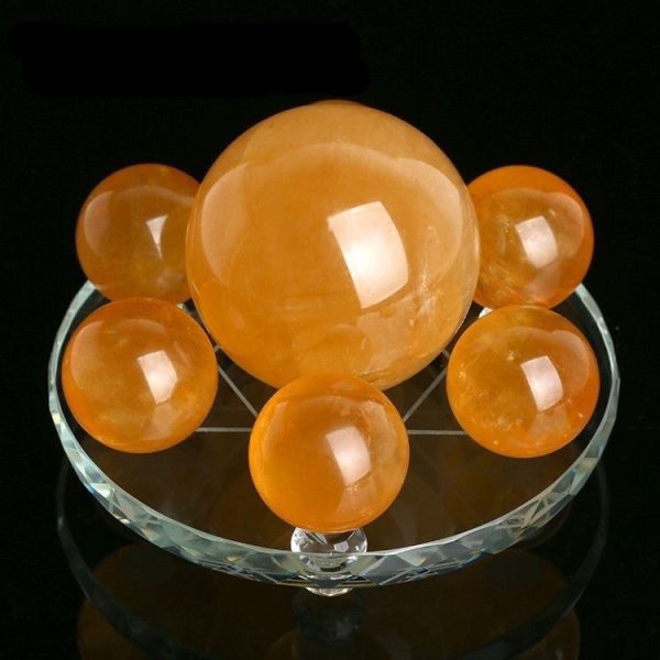 Fortune Citrine Crystal Seven-Star Feng Shui Sp... image 6, showing product details and features.*