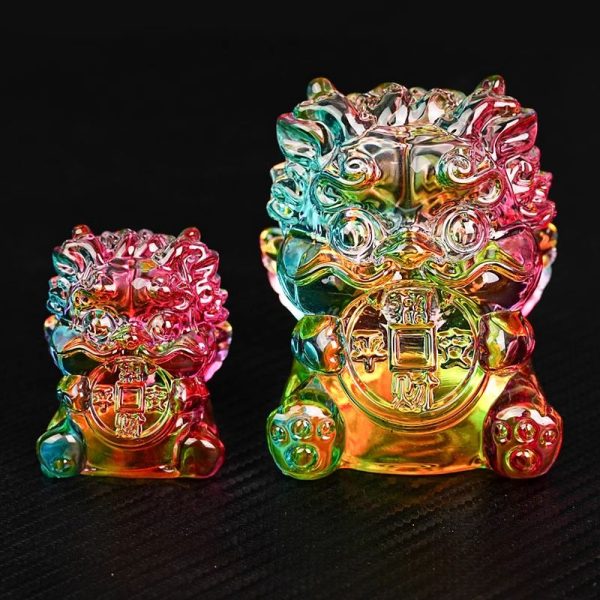 Golden Citrine Wealth Beast Feng Shui Ornament ... image 5, showing product details and features.*