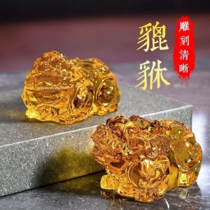 High-End Citrine Pi Yao Ornament Wealth Positi... image 5, showing product details and features.*