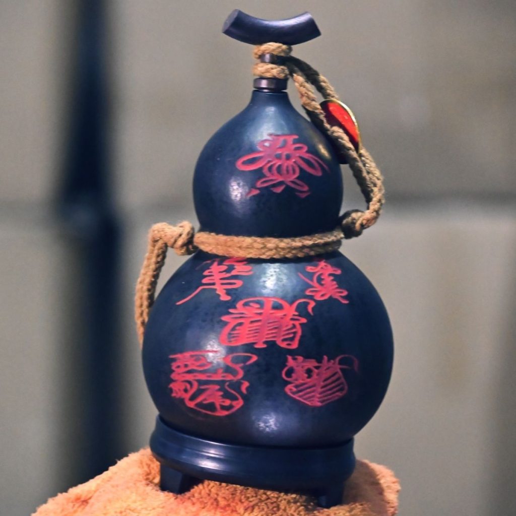 Natural Gourd Five Thunder Wealth Wooden Stoppe... image 5, showing product details and features.*