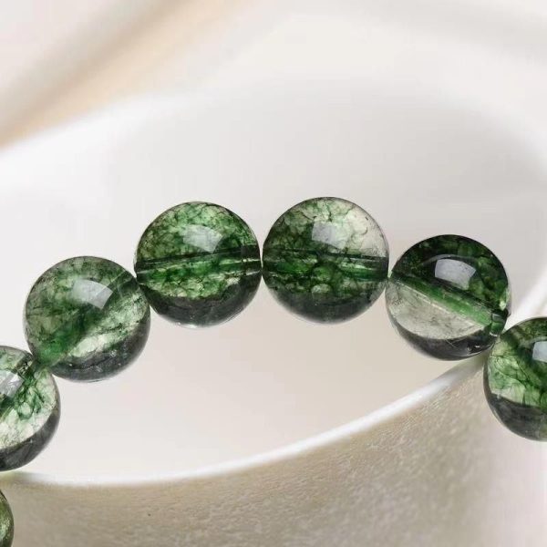 Natural Green Phantom Bracelet image 7, showing product details and features.*