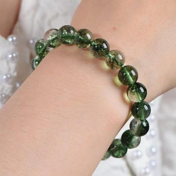 Natural Green Phantom Bracelet image 8, showing product details and features.*