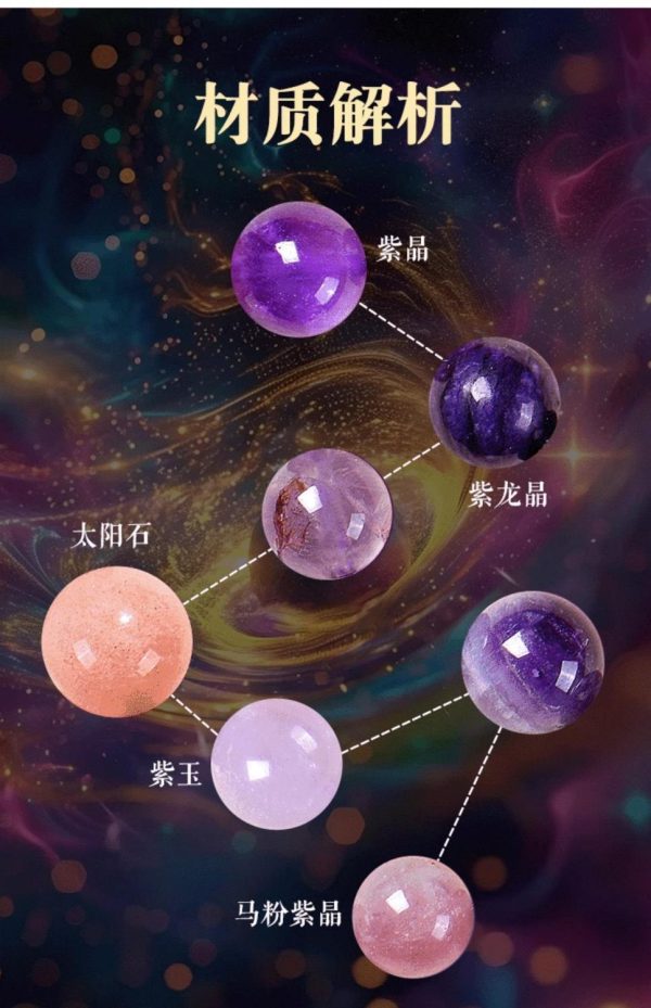 Purple Fire Amethyst Bracelet image 7, showing product details and features.*