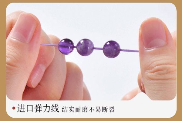 Purple Fire Amethyst Bracelet image 9, showing product details and features.*