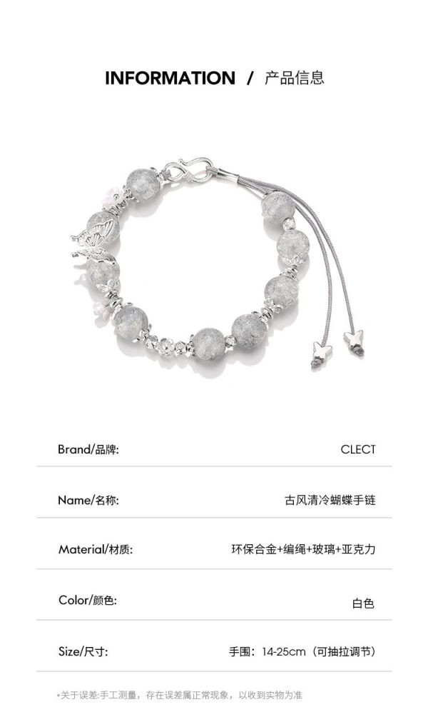 Stylish unisex bracelet worn on wrist, enhancing peach blossom luck and positive vibes in daily life.