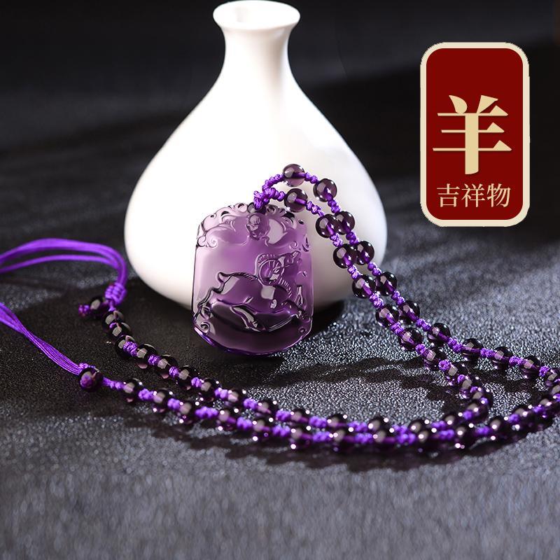 Unisex zodiac necklace designed to align with your birth year, enhancing luck and guardian blessings.