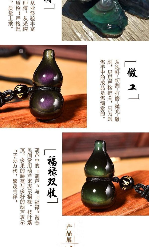 Wearable Feng Shui art: A sleek obsidian pendant necklace designed to attract positivity and repel negative energy
