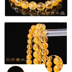 Natural Citrine Bracelet - Wealth, Positivity and Balance 2