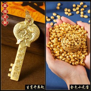 Five Roads Wealth Symbolism: Desk decor channels money from all directions according to Feng Shui principles